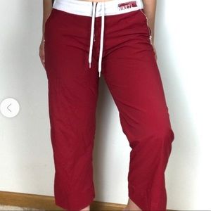 Nike71 Dept of Engineering Track WarmUp Red Pants